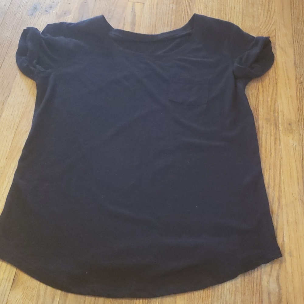 Black Pocket T shirt